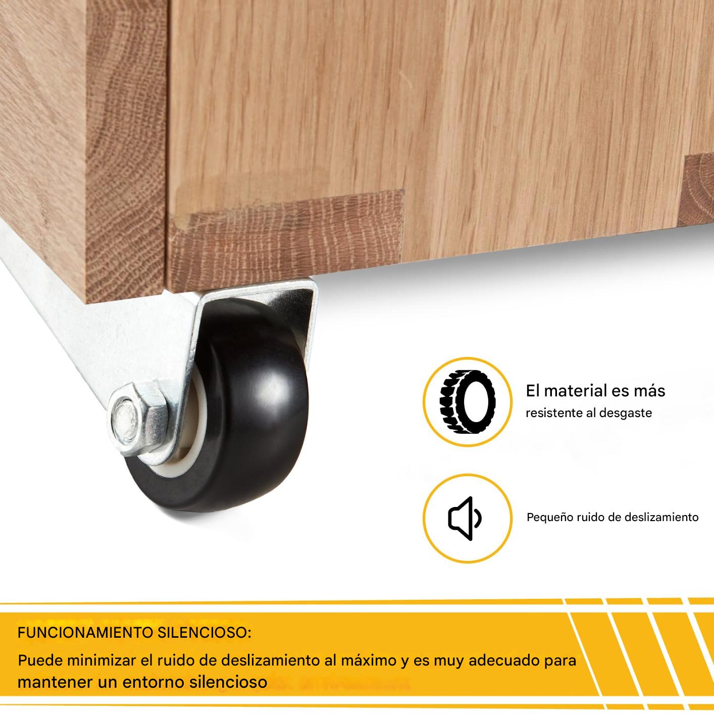 Kit X 2 Herramientas Ruedas para Puertas y Muebles