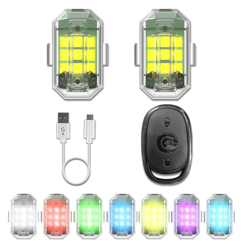 Luces Estroboscópicas LED Inalámbricas de Alto Brillo