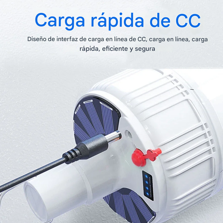 Lámpara 5 en 1 Multifuncional con Carga Solar/USB