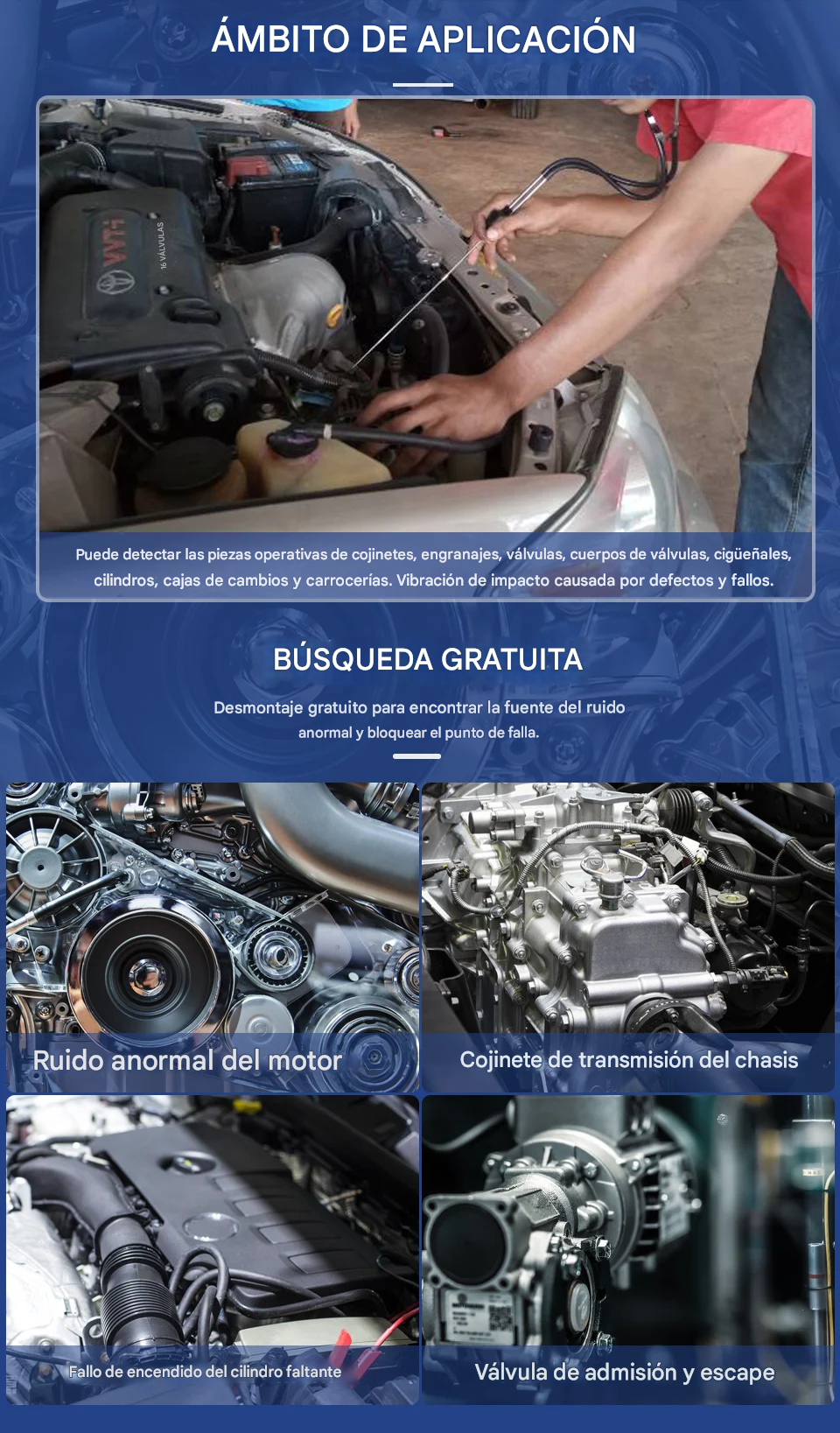 Estetoscopio Automotriz Pro-Scan