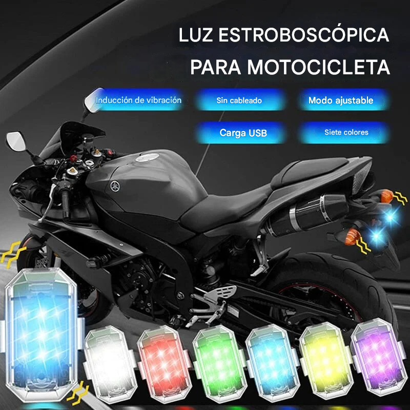 Luces Estroboscópicas LED Inalámbricas de Alto Brillo