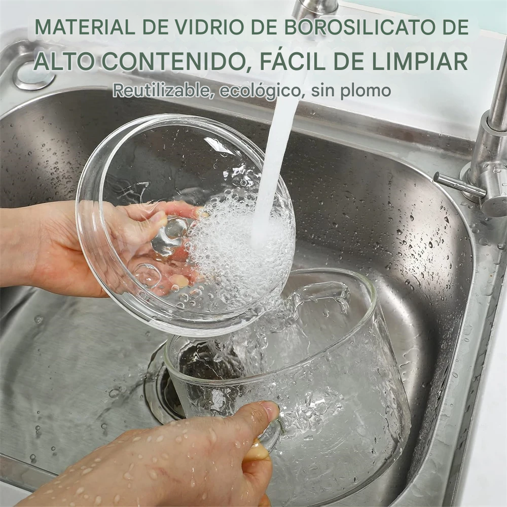 Olla de Vidrio Borosilicato