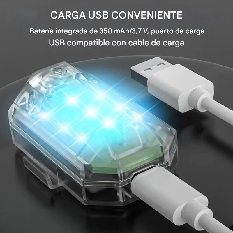 Luces Estroboscópicas LED Inalámbricas de Alto Brillo
