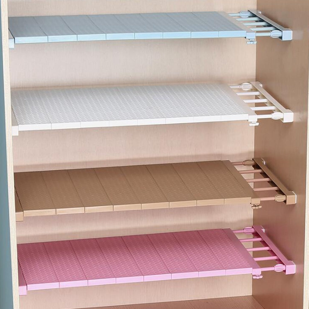 Repisa extensible para armario, cocina y baño sin taladrar