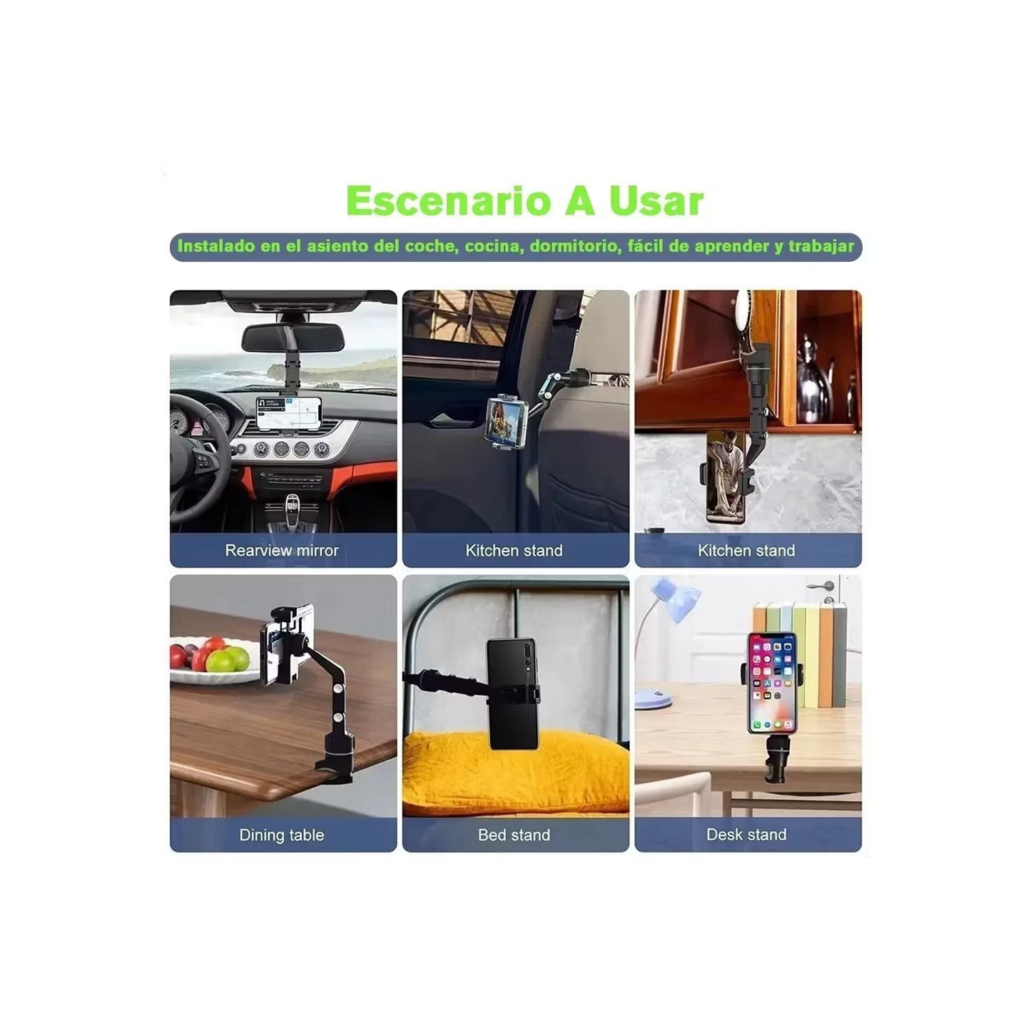 Soporte Premium Multifuncional Para Celulares MagicHold 360™
