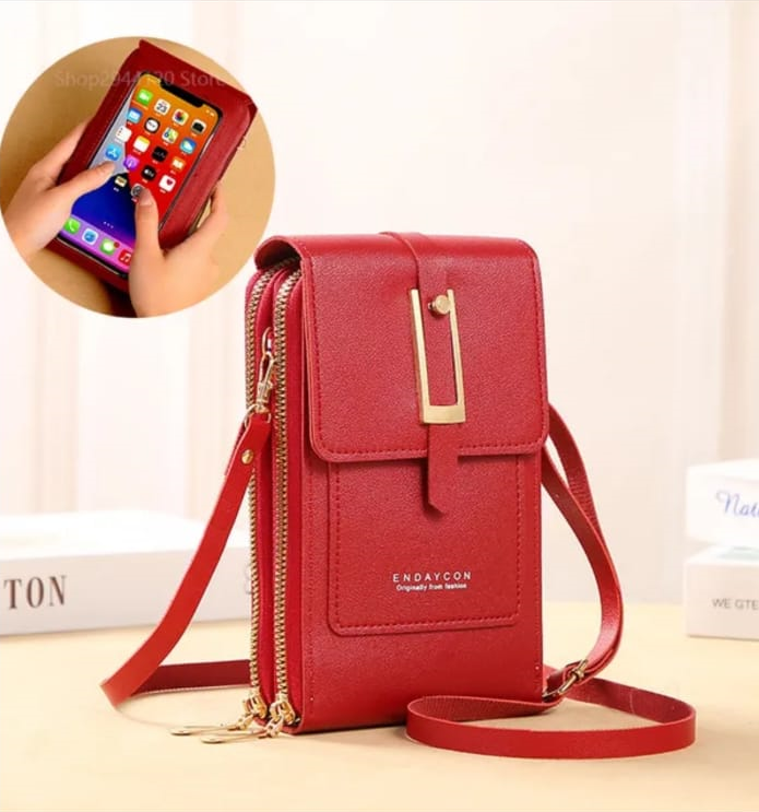 Bolso de lujo 2 en 1 Billetera Porta Celular Forever™