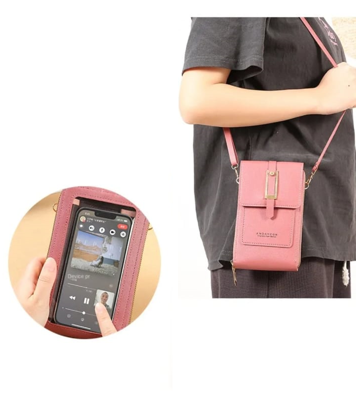 Bolso de lujo 2 en 1 Billetera Porta Celular Forever™