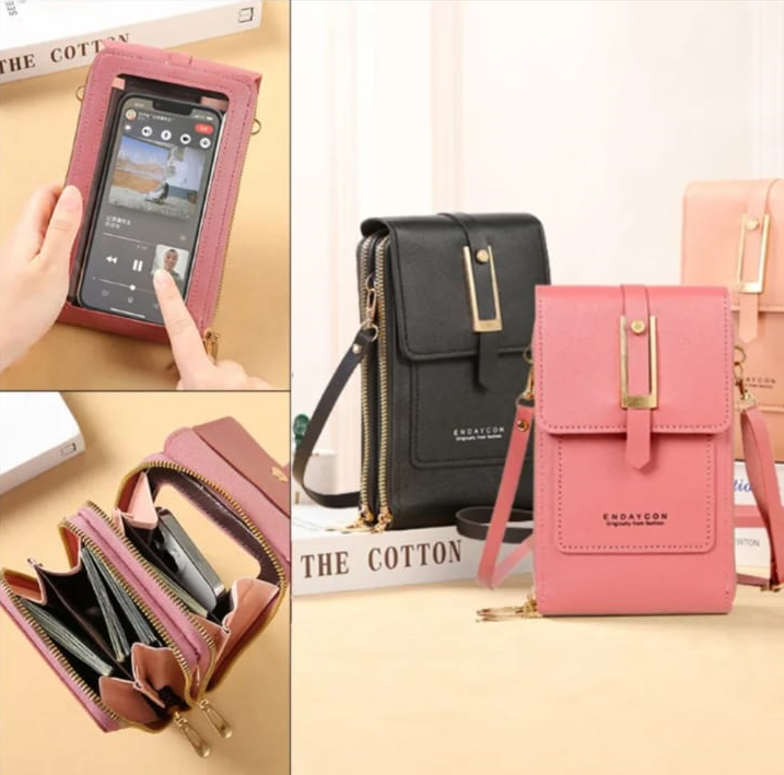 Bolso de lujo 2 en 1 Billetera Porta Celular Forever™