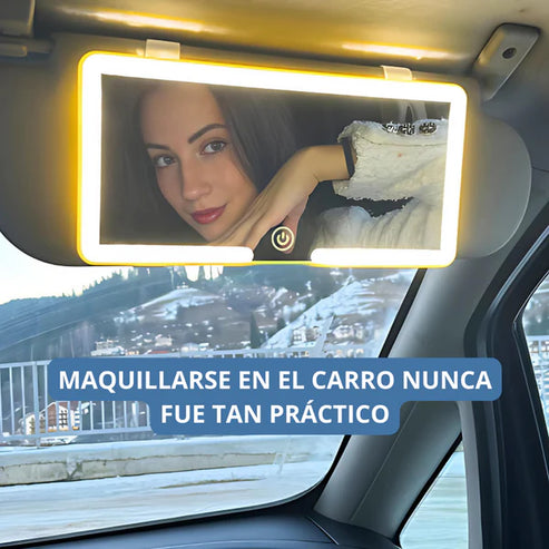 Espejo De Lujo LED Para Carro®