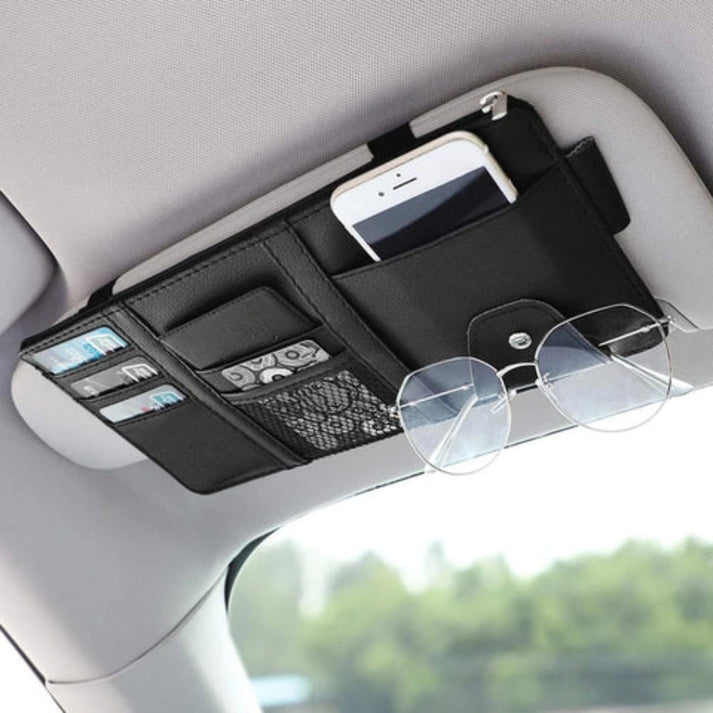 SlimVisor™ - Soporte organizador de Parasol para Auto