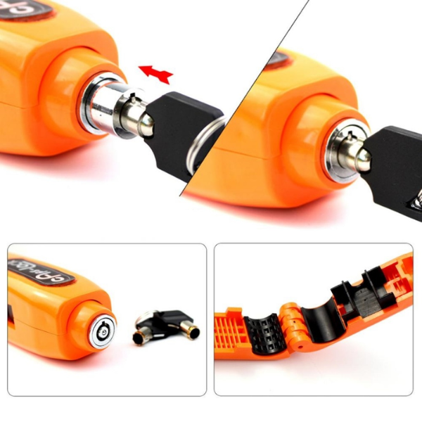 Candado Antirrobo Para Motos Bloqueo de Agarre LockGrip™