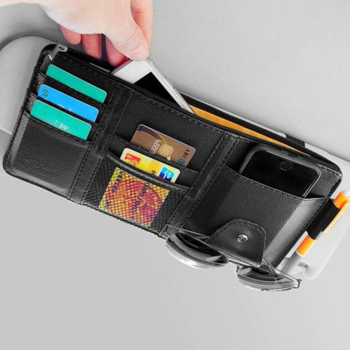 SlimVisor™ - Soporte organizador de Parasol para Auto