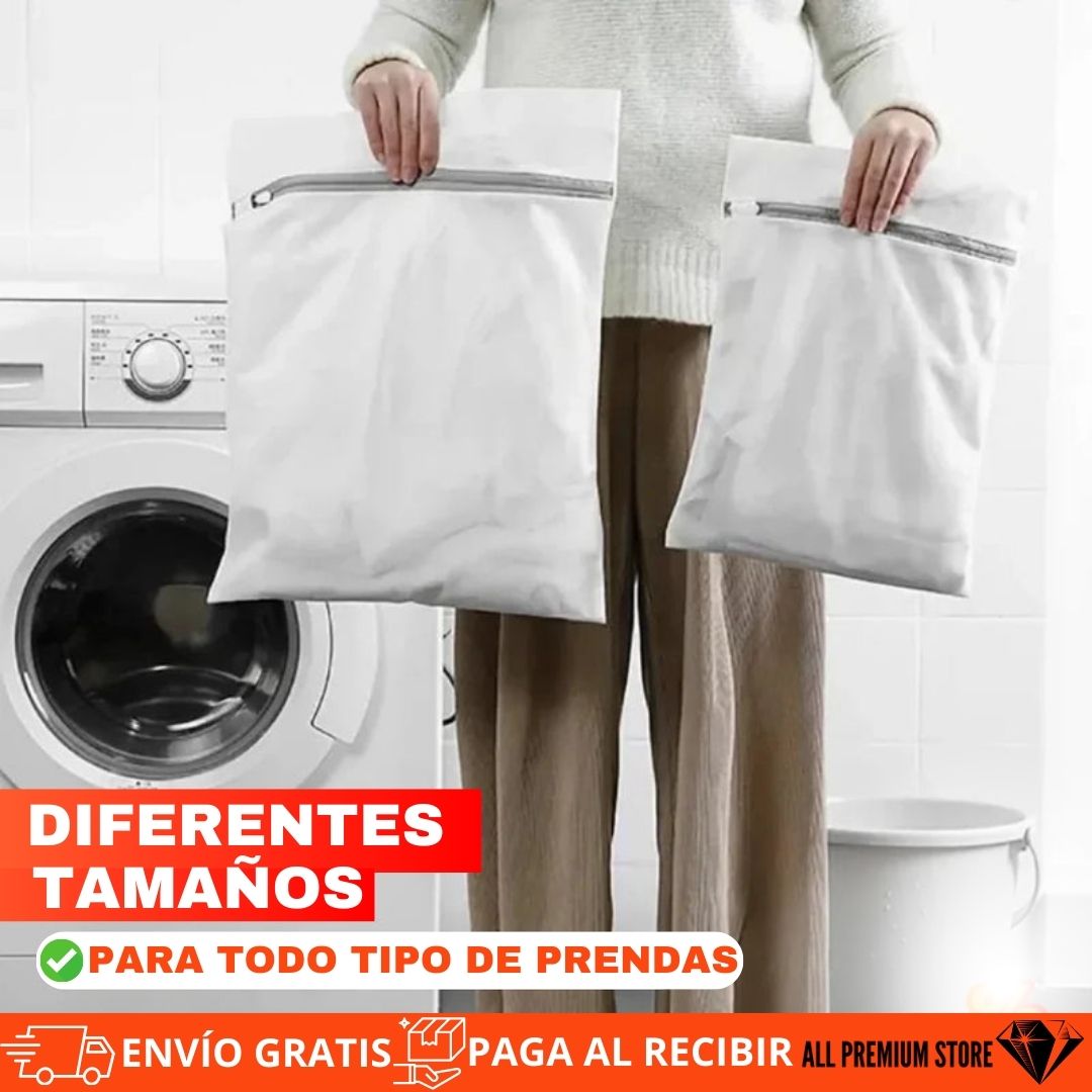 SET X 8 Bolsas Premium Para Lavandería