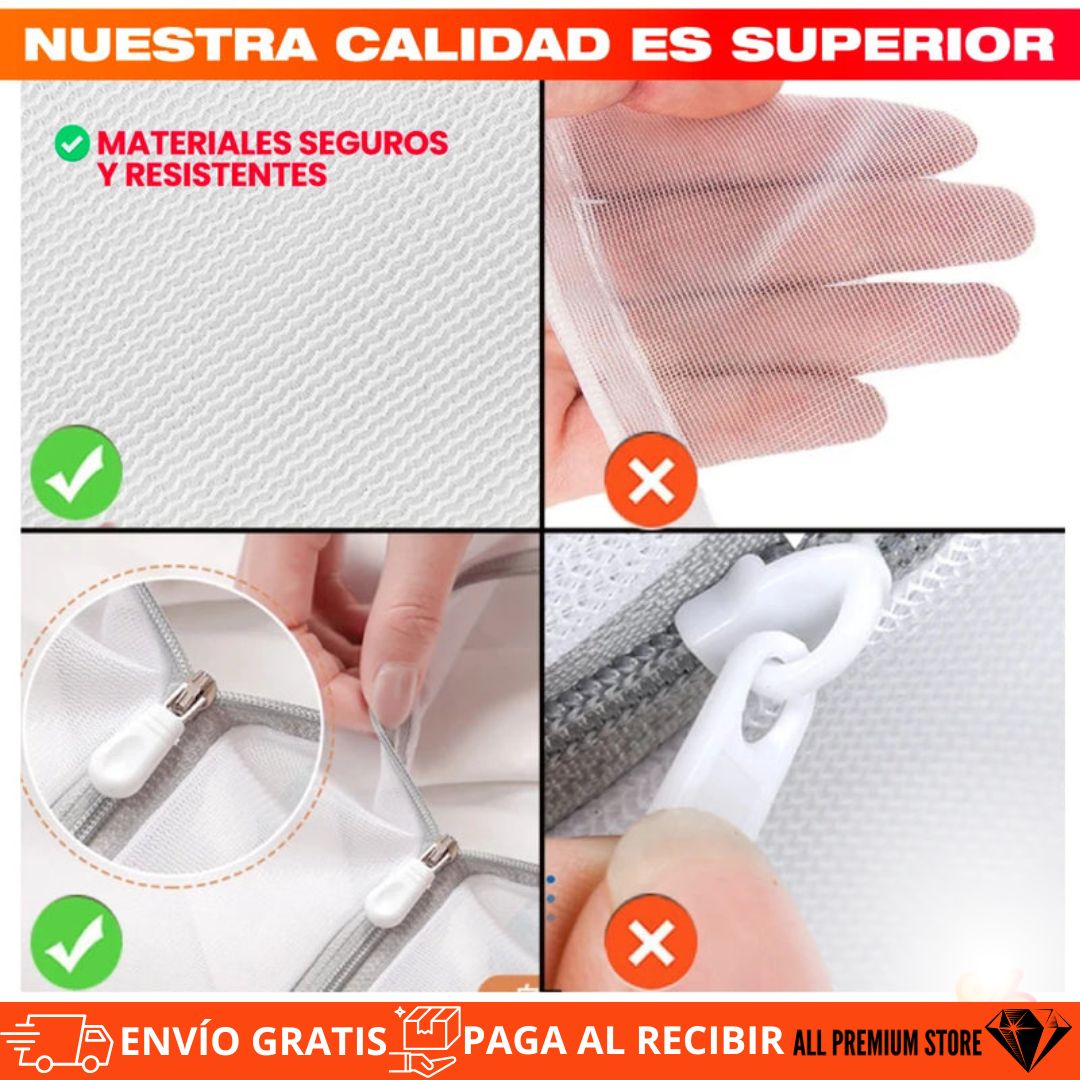 SET X 8 Bolsas Premium Para Lavandería