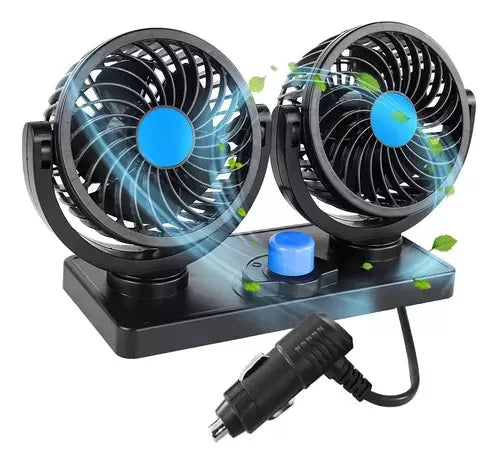 Ventilador 2 en 1 Para Carro Giratorio 360 DualFlow™