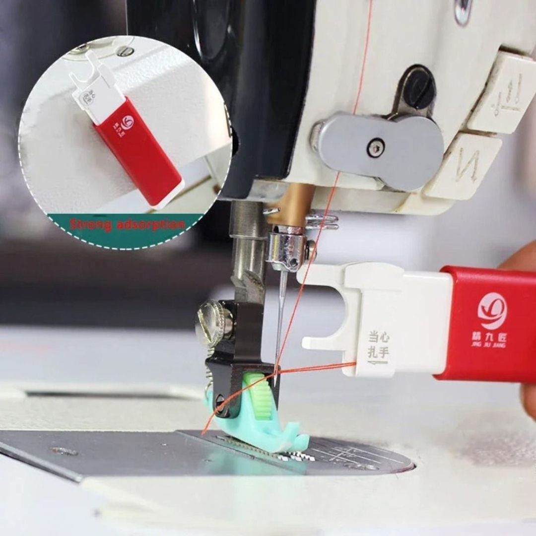 2 X 1 Enhebradores con base magnética automático sin errores fácil y rápido