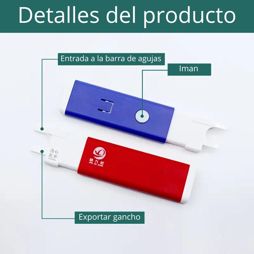 2 X 1 Enhebradores con base magnética automático sin errores fácil y rápido