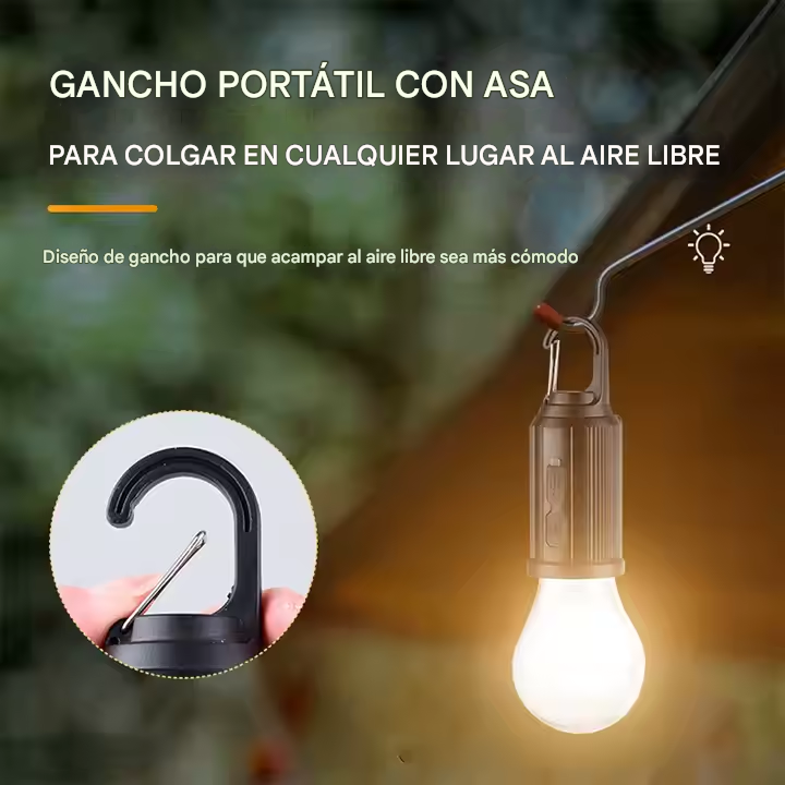 Bombillo Inalámbrico Con Carga USB