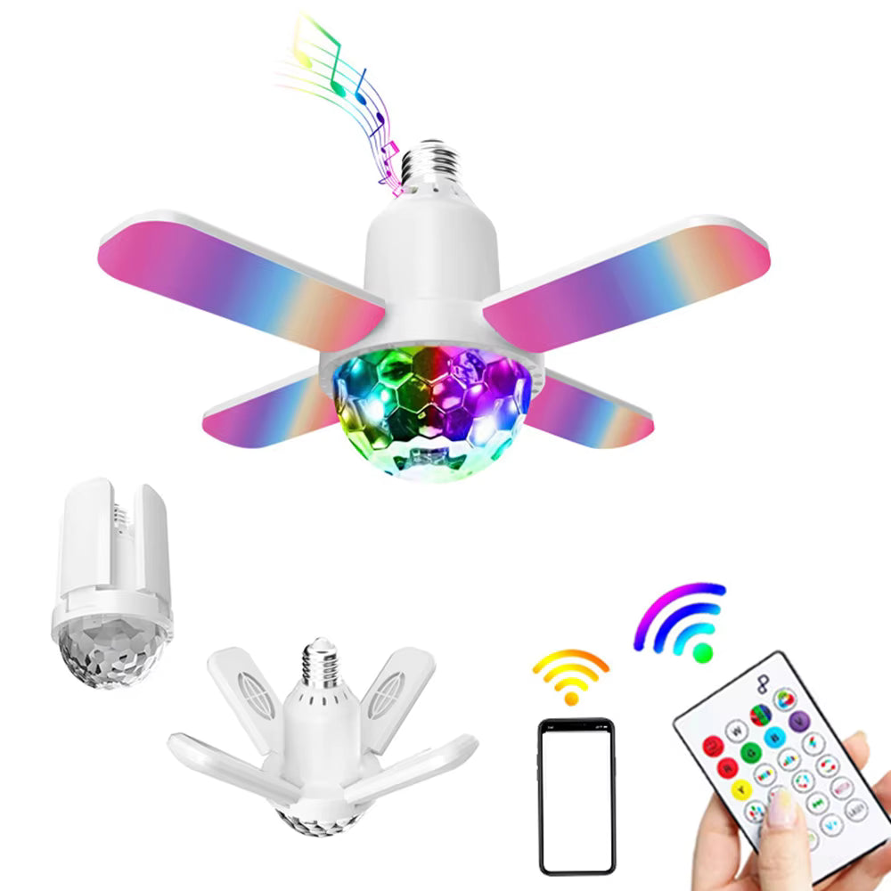 Lámpara RGB con Altavoz Bluetooth 4 en 1