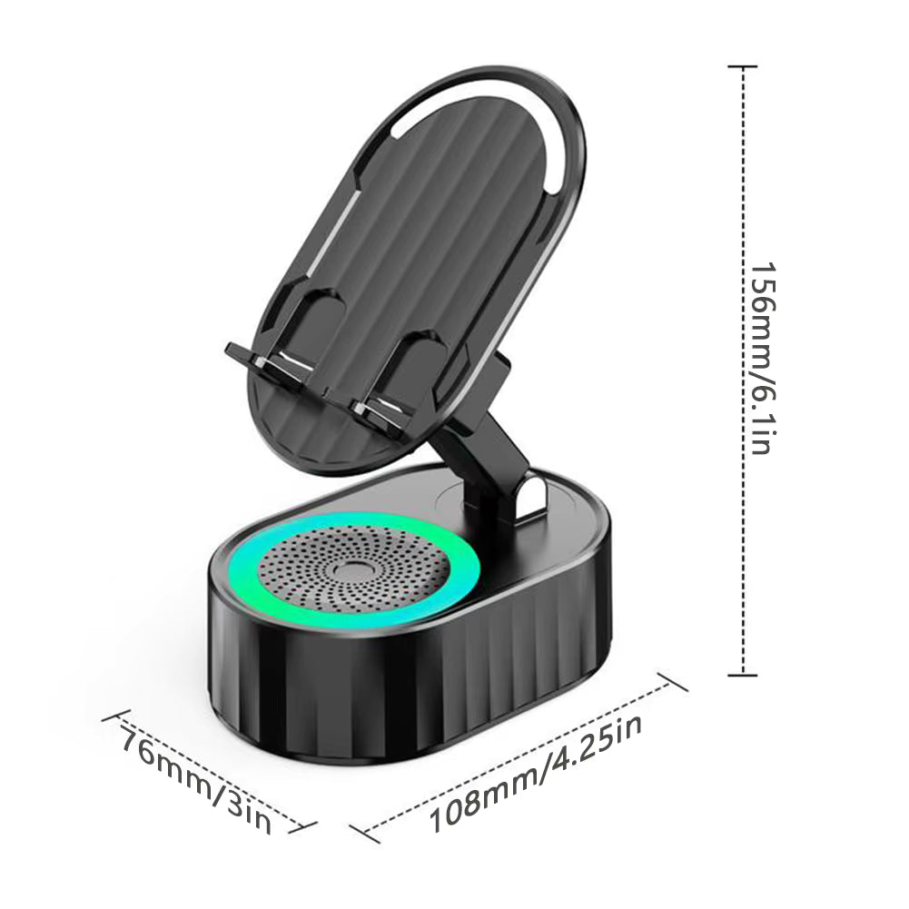 Soporte Inteligente 5 en 1 con Altavoz Bluetooth y Cargador Integrado