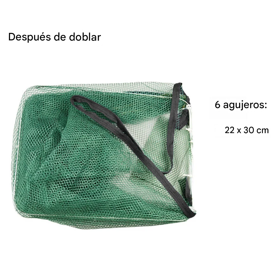 Red Retráctil de Pesca Inteligente - Pesca fácil, sin enredos.