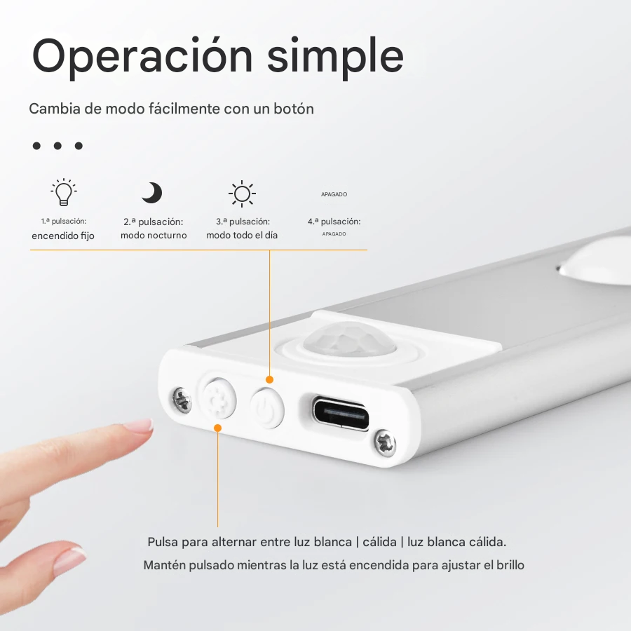 Lampara Led 50 Cm Recargable
