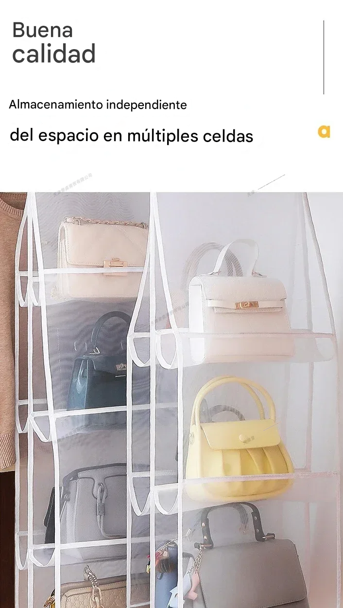 Organizador De Bolsos Para Armario