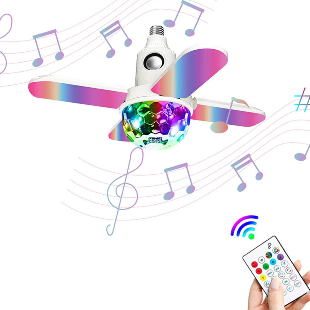 Lámpara RGB con Altavoz Bluetooth 4 en 1