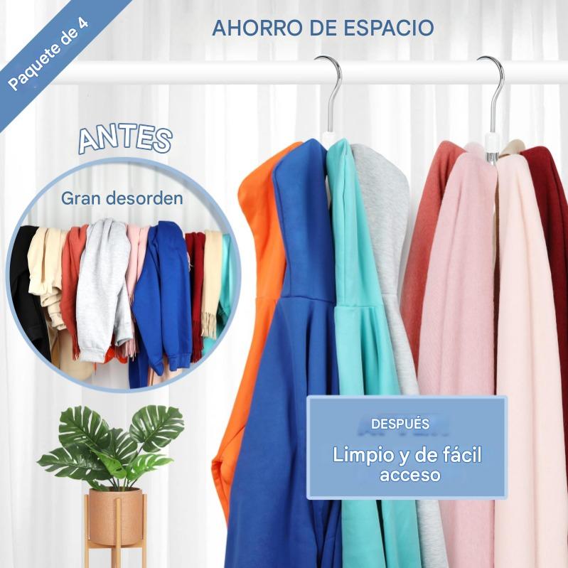 Kit X2 Ganchos Organizadores de Ropa 360° TwistRack™