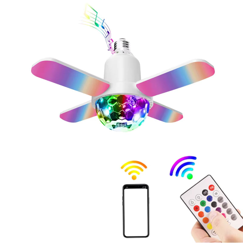 Lámpara RGB con Altavoz Bluetooth 4 en 1