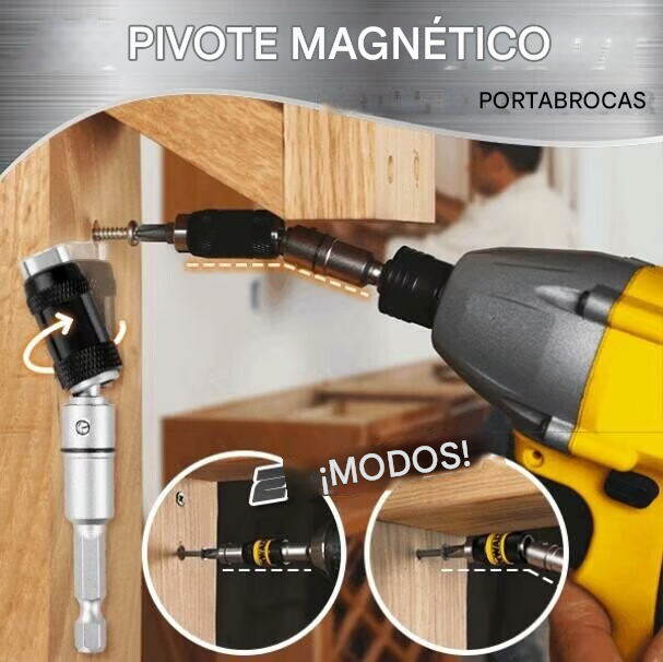Soporte Magnético para Broca Alineación perfecta sin esfuerzo