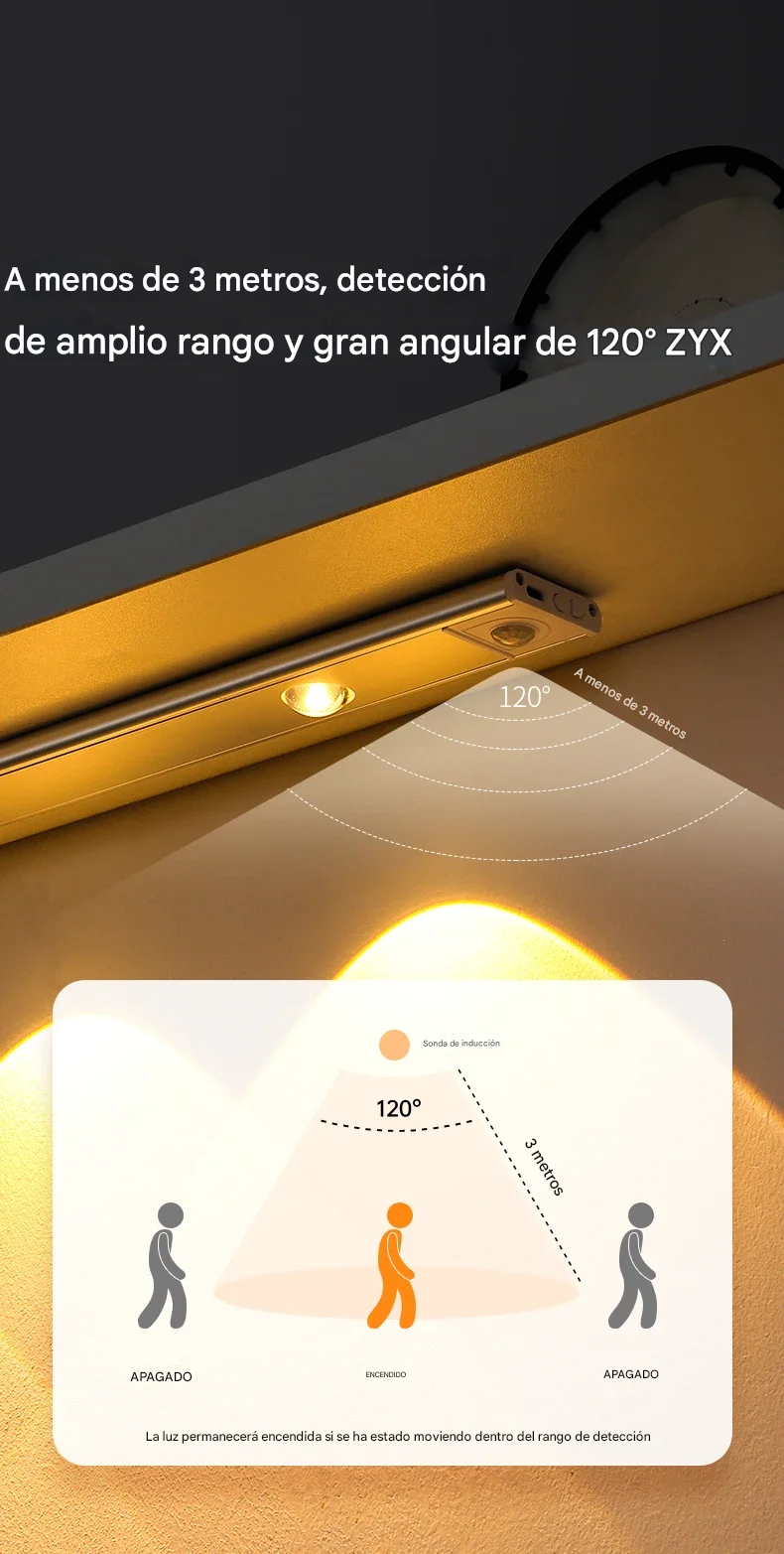 Lampara Led 50 Cm Recargable