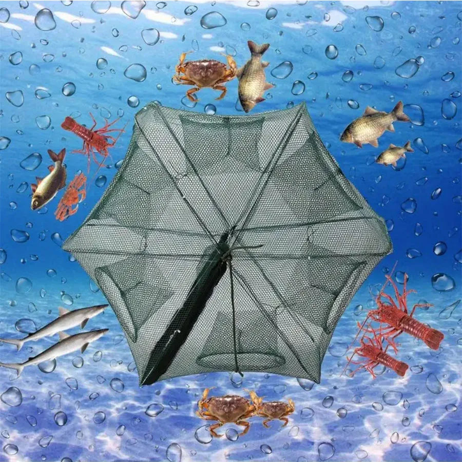 Red Retráctil de Pesca Inteligente - Pesca fácil, sin enredos.