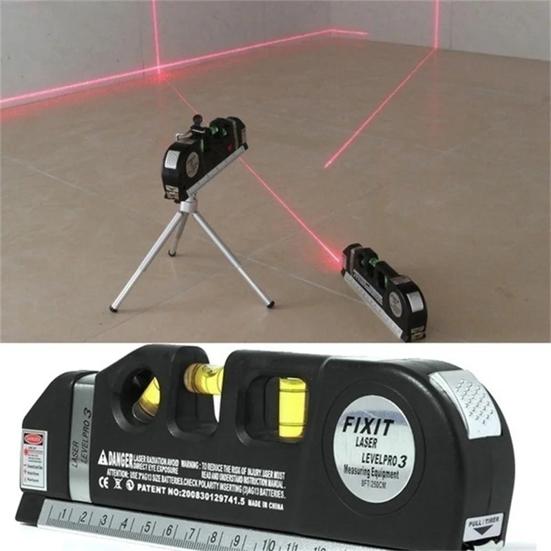 Medidor de Precisión Multifuncional con Mira Laser + Trípode Gratis