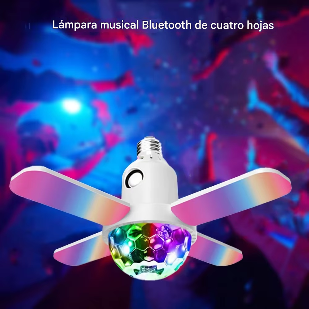 Lámpara RGB con Altavoz Bluetooth 4 en 1