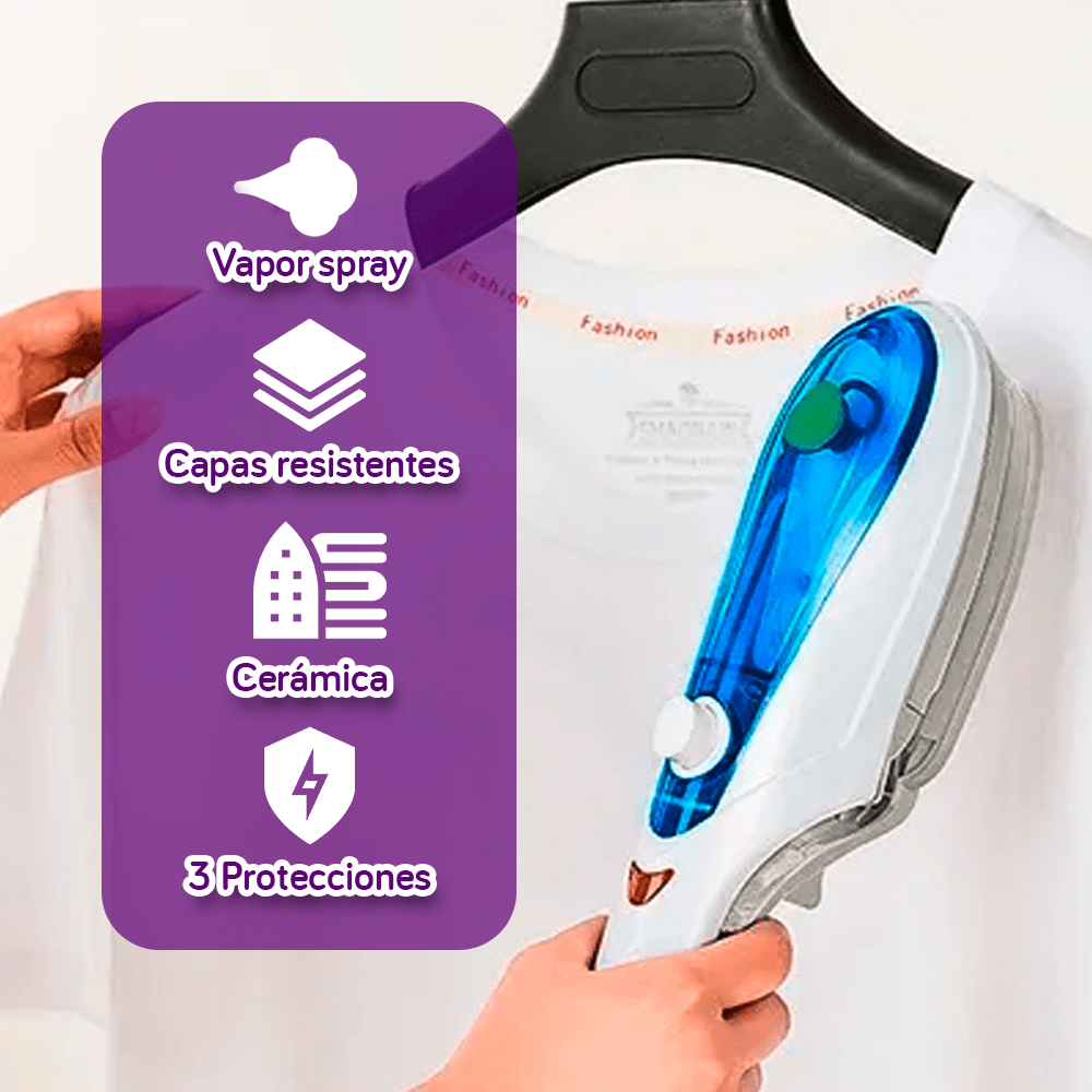 Cepillo Plancha de Vapor Portátil: Tu Aliado para Ropa Impecable al Instante