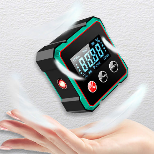 Medidor Digital Magnético de Ángulos con Láser Electrónico - Precisión Total
