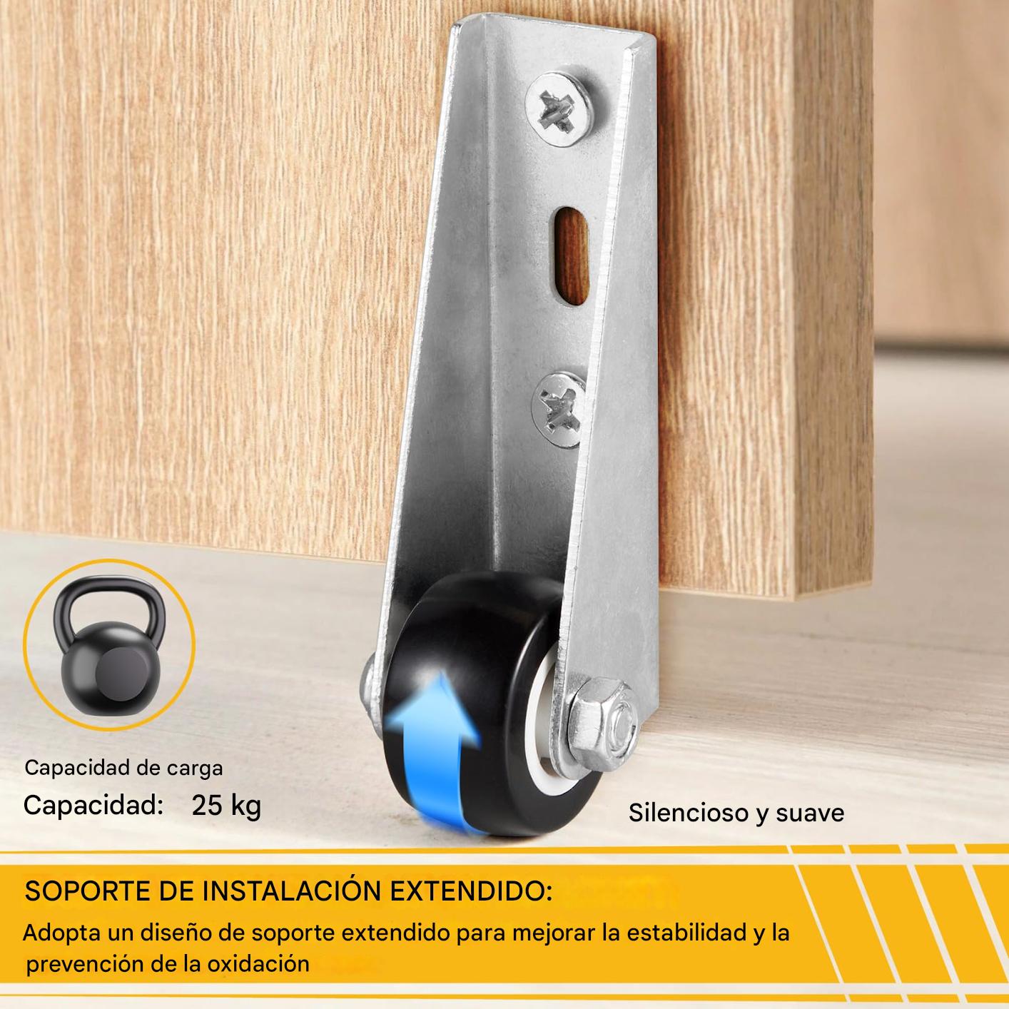 Kit X 2 Herramientas Ruedas para Puertas y Muebles