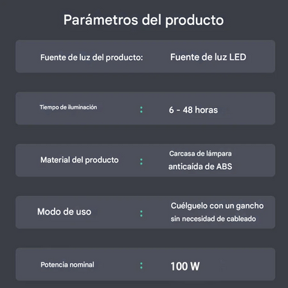 Lámpara 5 en 1 Multifuncional con Carga Solar/USB