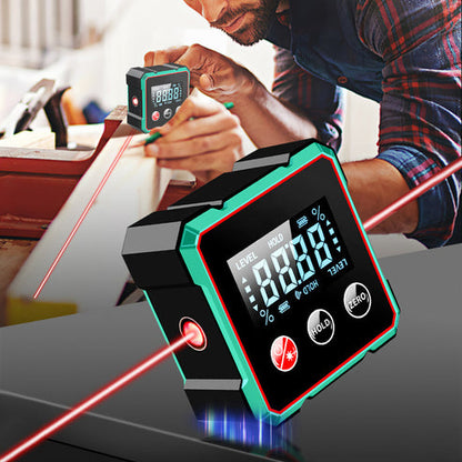 Medidor Digital Magnético de Ángulos con Láser Electrónico - Precisión Total
