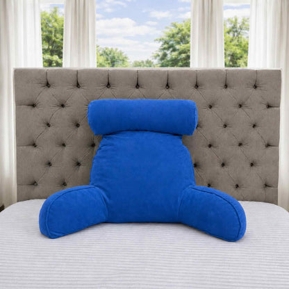 Cojín Ergonómico para Lectura y Descanso con Apoyabrazos y Cabecero Removible