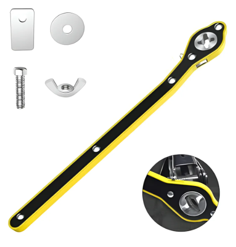 Llave para gato de Auto Ultraflexible de Rache Con accesorios