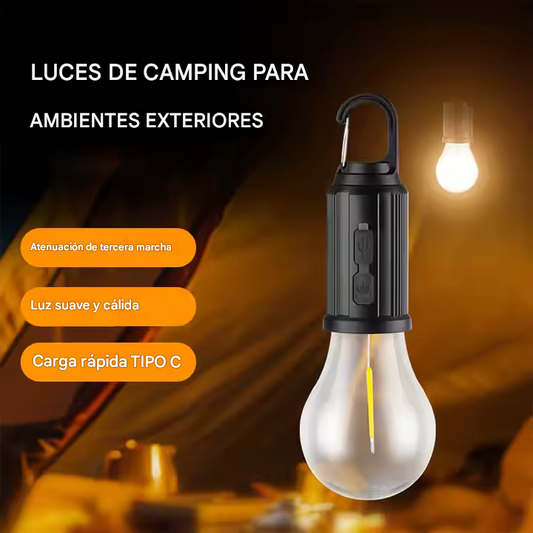Bombillo Inalámbrico Con Carga USB