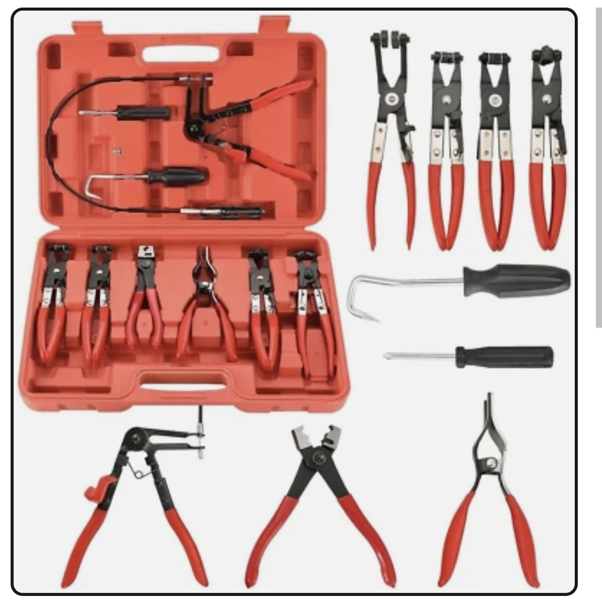 KIT PROFESIONAL - Alicates para Mangueras y Abrazaderas Drops