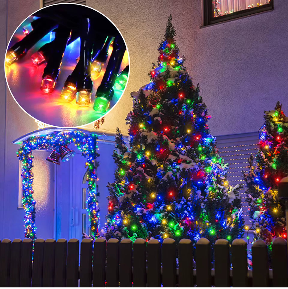 Luces Solares LED 10M - 100 Luces que Decoran sin Aumentar tu Recibo