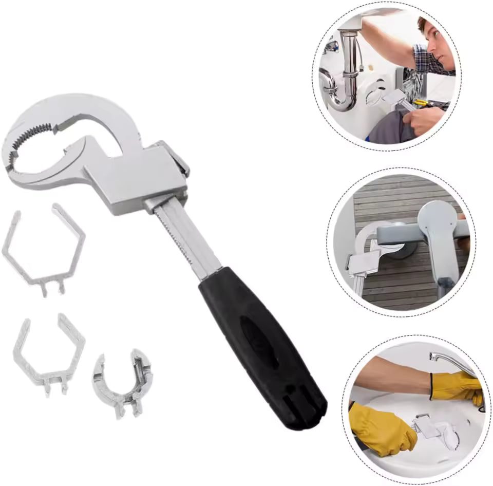 Llave Cocodrilo 3 en 1 – Una Llave, 3 Soluciones