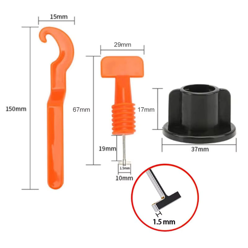Kit Nivelador De Cerámica 50 unds