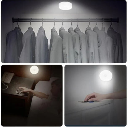 Lamparas Con Sensor Luz Blanca/Calida Promo x3