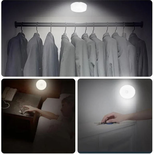 Lamparas Con Sensor Luz Blanca/Calida Promo x3