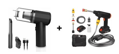 Combo Hidrolavadora con accesorios + Aspiradora 3 en 1
